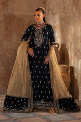 Velvet Fully Heavy Alternet Embroidered Suit